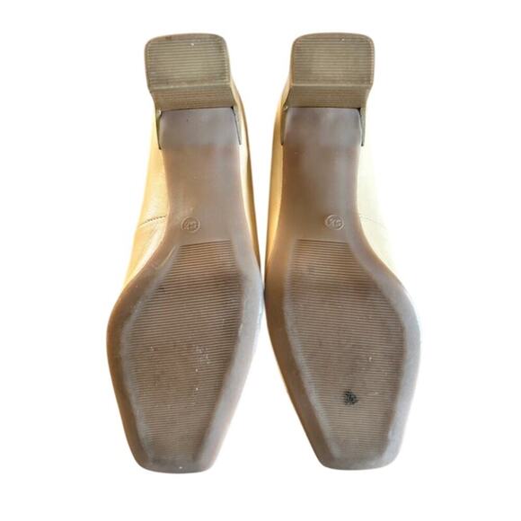Y2K jenny by ara Milano Cap-Toe Pumps 8 – Beige/Tan Leather, - Picture 9 of 11